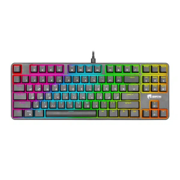 کیبورد گیمینگ مکانیکال گرین مدل GK801_RGB