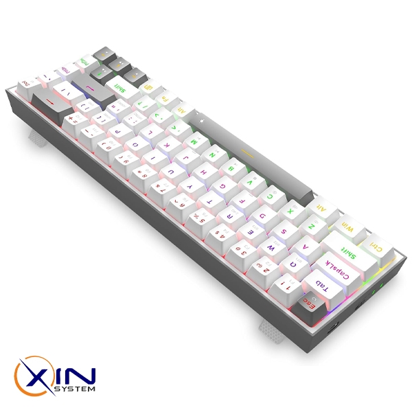 کیبورد گیمینگ مکانیکال بی‌سیم ردراگون مدل LENA PRO K705