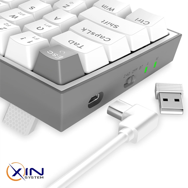 کیبورد گیمینگ مکانیکال بی‌سیم ردراگون مدل LENA PRO K705