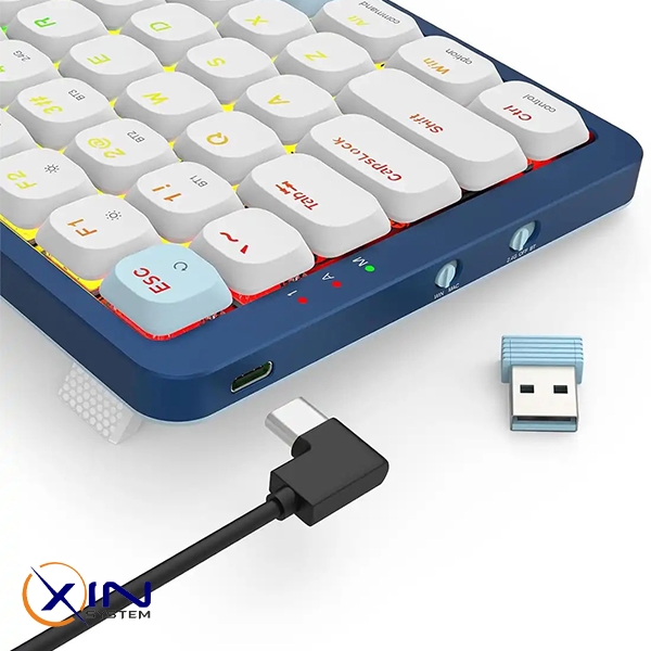 خرید کیبورد گیمینگ ردراگون EVA PRO K684 WB | اکسین سیستم