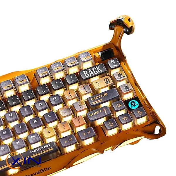 خرید کیبورد گیمینگ گراوا استار Mercury K1 Pro Battle-Worn Yellow | اکسین سیستم