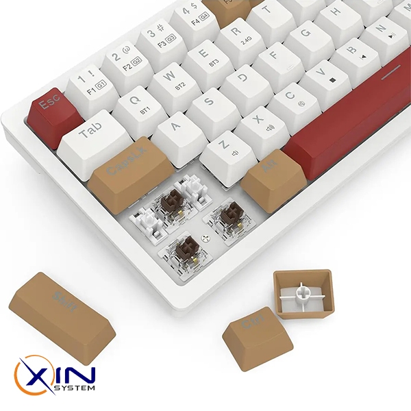 خرید کیبورد گیمینگ ردراگون Rammus K677 WLR Pro | اکسین سیستم