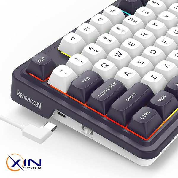 خرید کیبورد گیمینگ بی‌سیم ردراگون FINKE QMK K715 PRO | اکسین سیستم