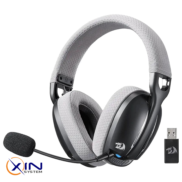 نمای روبروی هدست گیمینگ ردراگون Skuld H878 با درایور 40 میلی‌متری