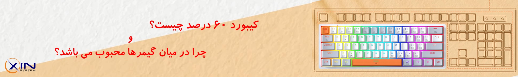 کیبورد 60 درصد چیست؟